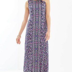 J Jill Sleevless Summer Maxi Dress NWT Size L